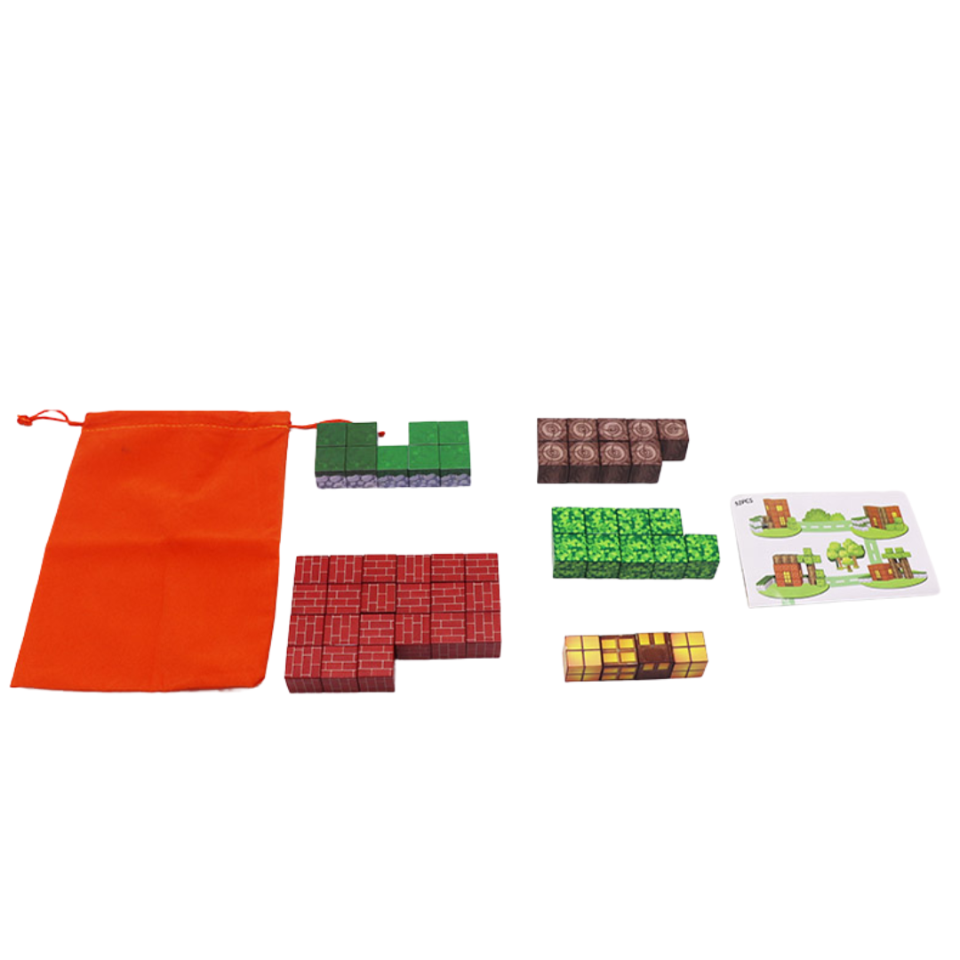 Bloque minecraft magnetico 52psc mundo Minecraft - Imagen 6