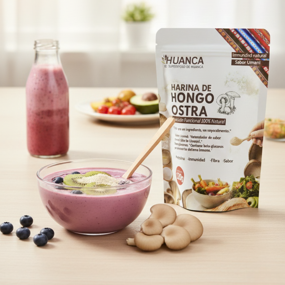 Harina de Hongo Ostra – Superfood Inmunológico y Sabor Umami - Imagen 3