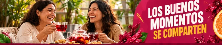 Los buenos momentos se comparten. Dos amigas disfrutando una infusión de Huanca.